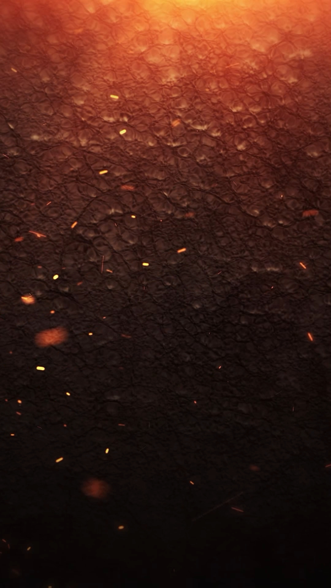 Dark Elegance: Glowing Embers Take Center Stage