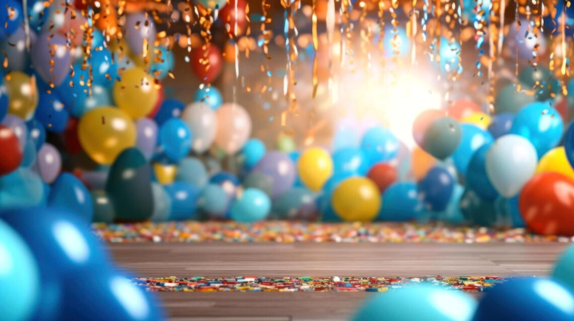 Free Birthday Party Background Illustrations