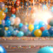 Free Birthday Party Background Illustrations