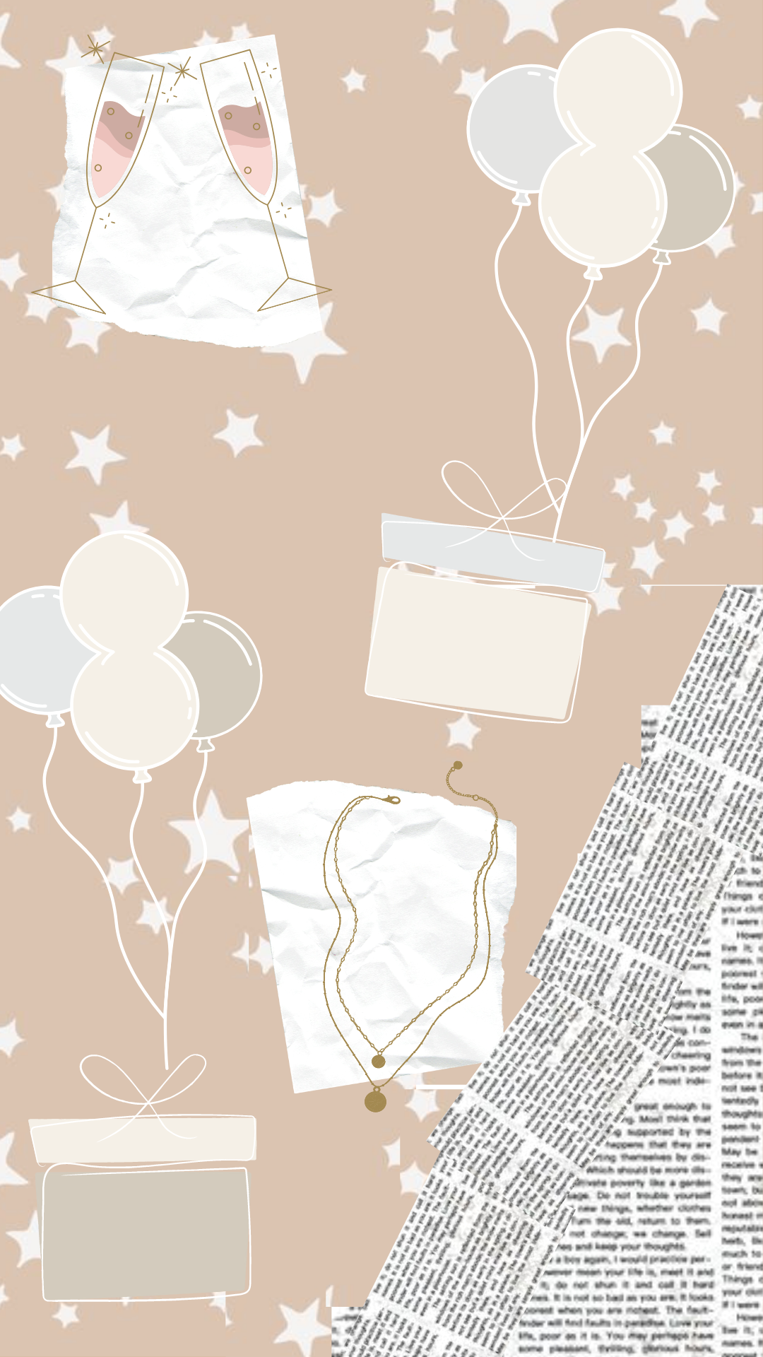 Light Academia Birthday Backgrounds