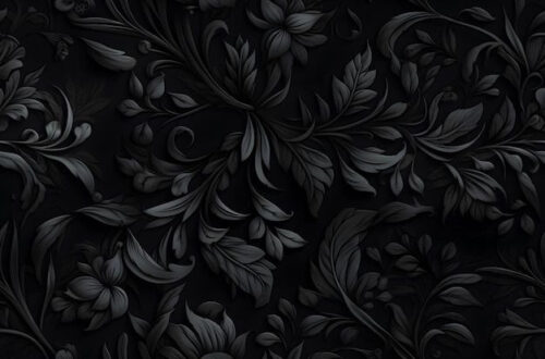 Ethereal Dark Florals
