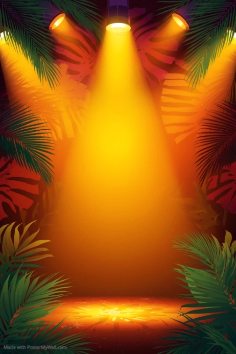 Vibrant Afrobeat Party Backdrop