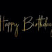 30+ Free Happy Birthday Golden Text Backgrounds for Instant Download