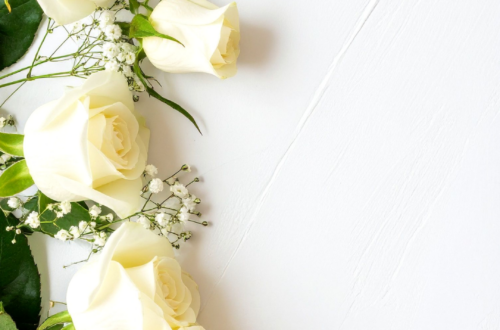 Romantic White Rose Floral Masterpiece