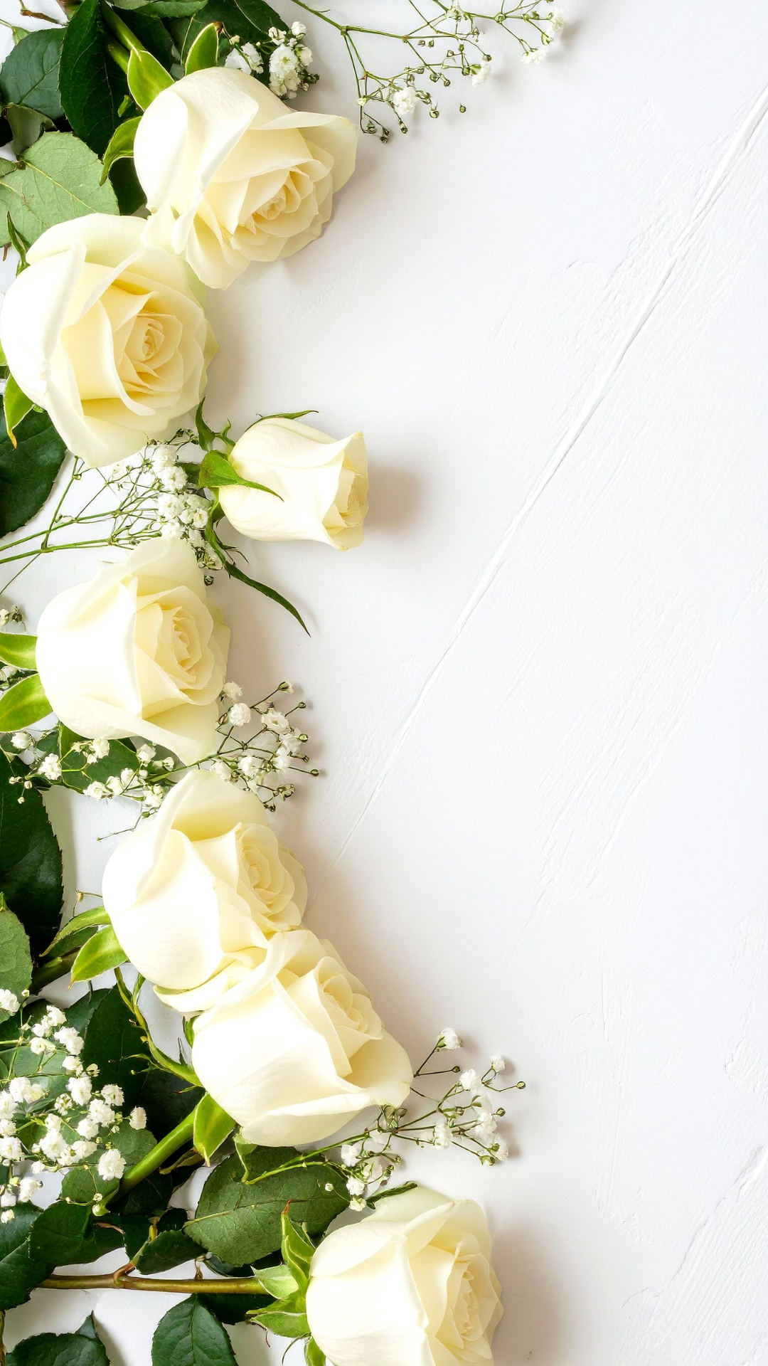 Romantic White Rose Floral Masterpiece