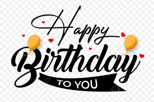 Free Happy Birthday PNG Borders & Ribbons