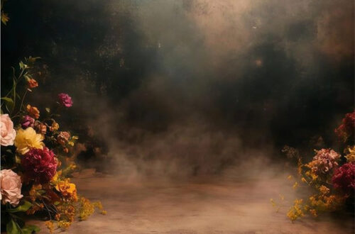 Misty Garden Backdrop: 8x16ft Elegant Studio Set