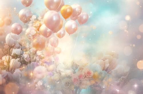 Kids’ Birthday Backdrop Ideas With Balloons & Flowers