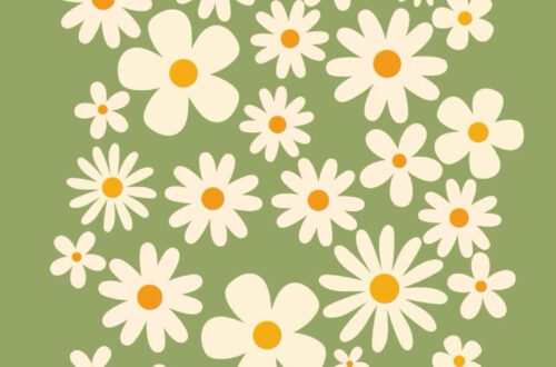 Vibrant Green Floral Wallpaper That Speaks to Your Soul