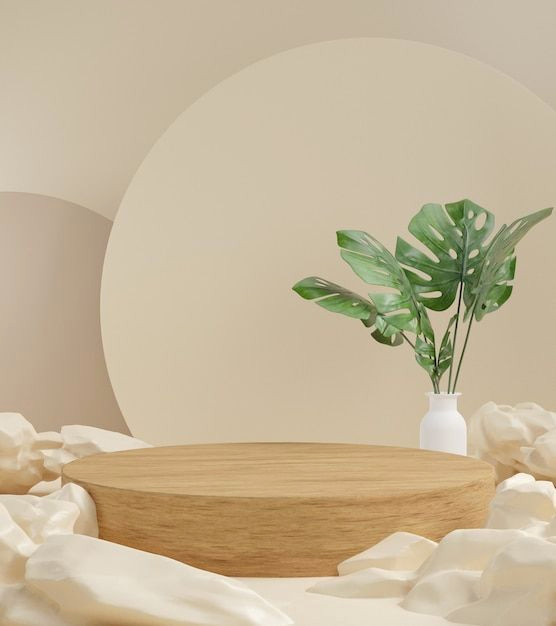 Stunning 3D Cosmetics Showcase Background