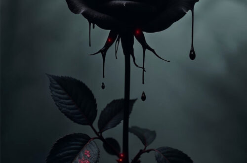 Rose of Midnight Obsession: Elegance in a Frame Rose of Midnight Obsession: Elegance in a Frame