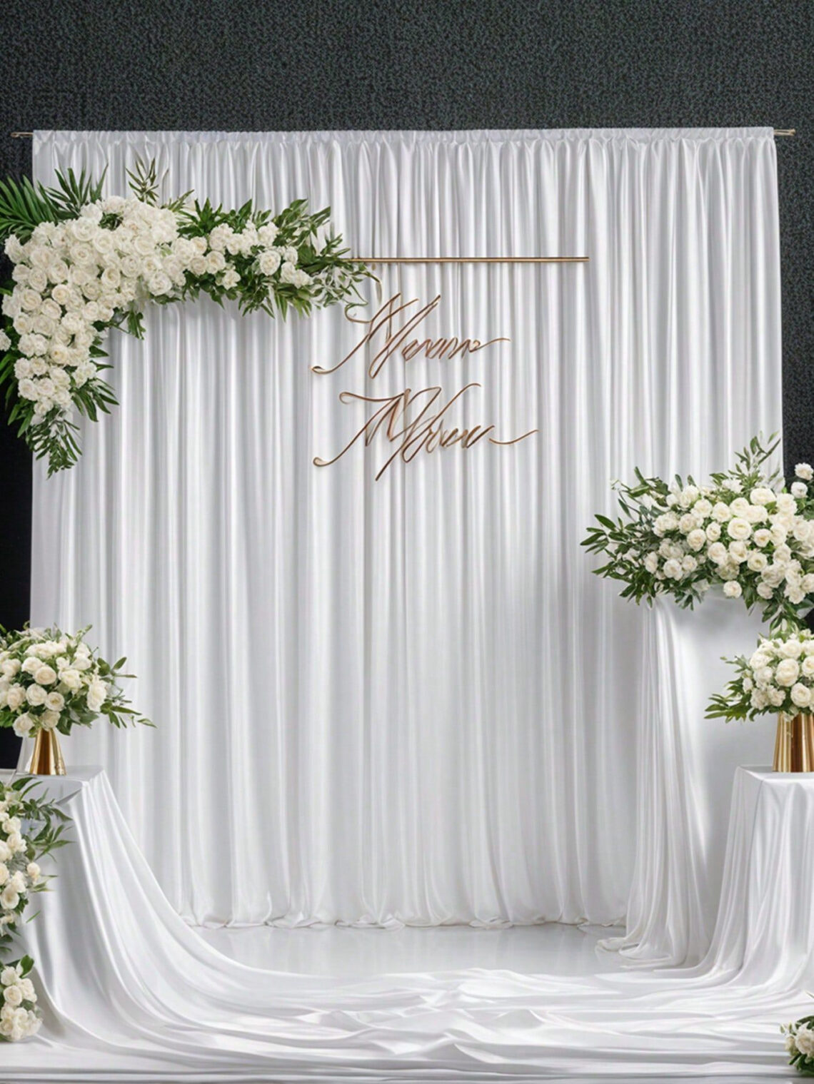 Stretchy Wedding Backdrop Cloth, Perfect for Romantic Wedding Decor