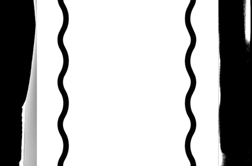 Elegant White Backdrop with Distinctive Black Waves