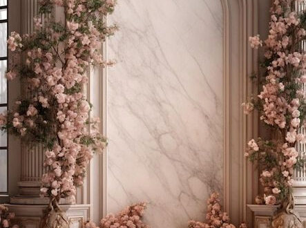 Whimsical Flower Wreath: AI-Generated Magic