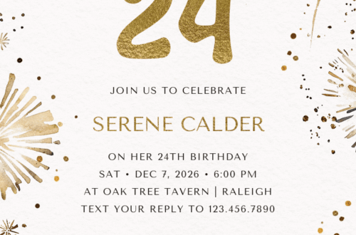 BLAZING Birthday Invitation Ideas