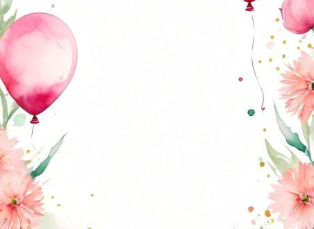 Vibrant Watercolor Birthday Ideas