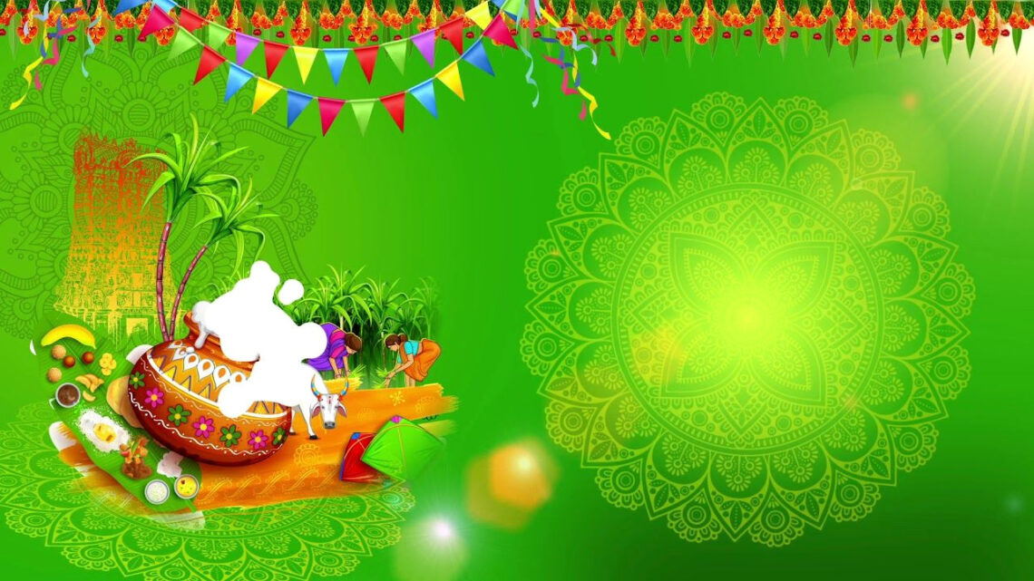 Celebrate Pongal with Stunning Green Screen Backdrops