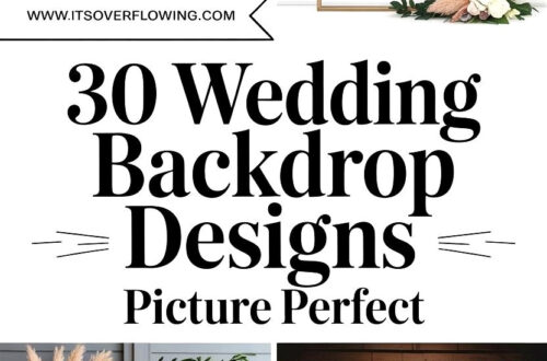 50 Stunning Wedding Backdrop Ideas to Wow Your Guests