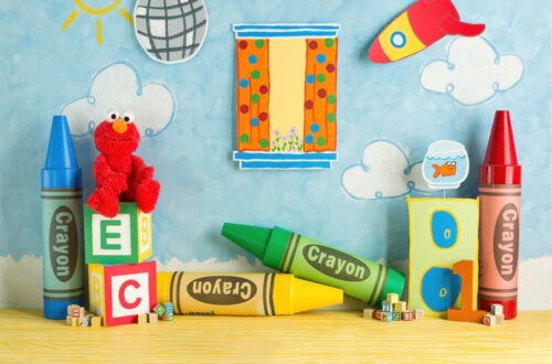 Vibrant Alphabet Backdrop for Epic Photography