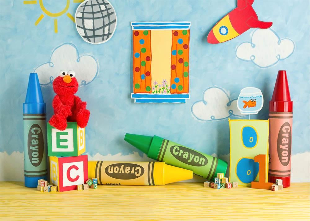 Vibrant Alphabet Backdrop for Epic Photography