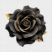 Unleash Romance with This 3D Black Rose Masterpiece