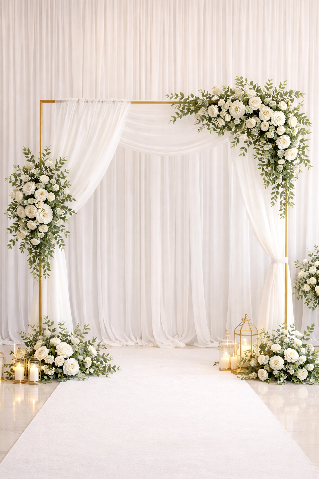 Golden Wedding Glam: Squared, Sophisticated, and Stunning