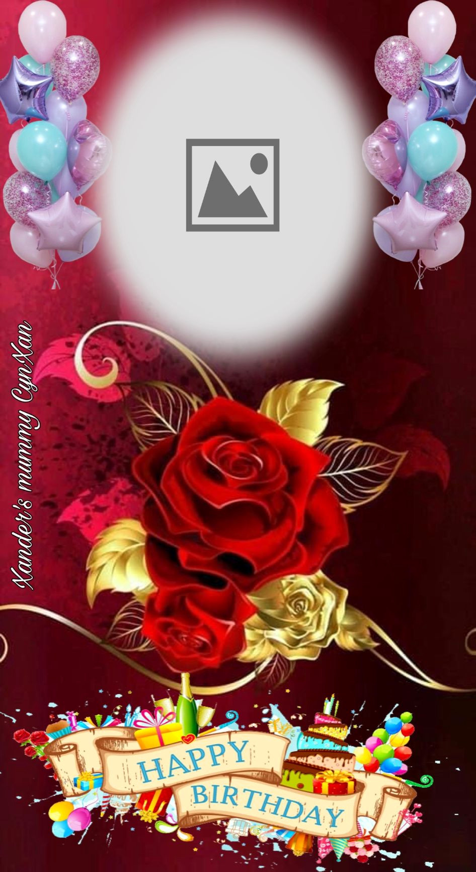 Birthday Magic for Xander: Gold, Red, and Cheers