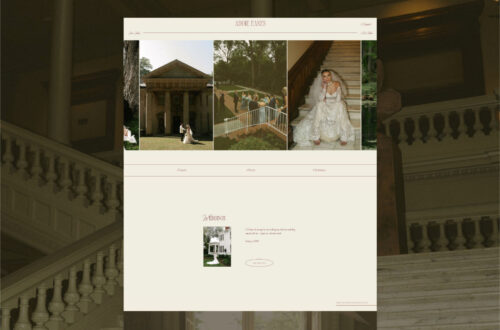 Romantic Luxury Wedding Website Design Ideas