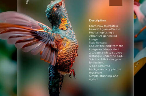 Instant Glass Effect in Photoshop: Shocking Results in Minutes! Instant Glass Effect in Photoshop: Shocking Results in Minutes!