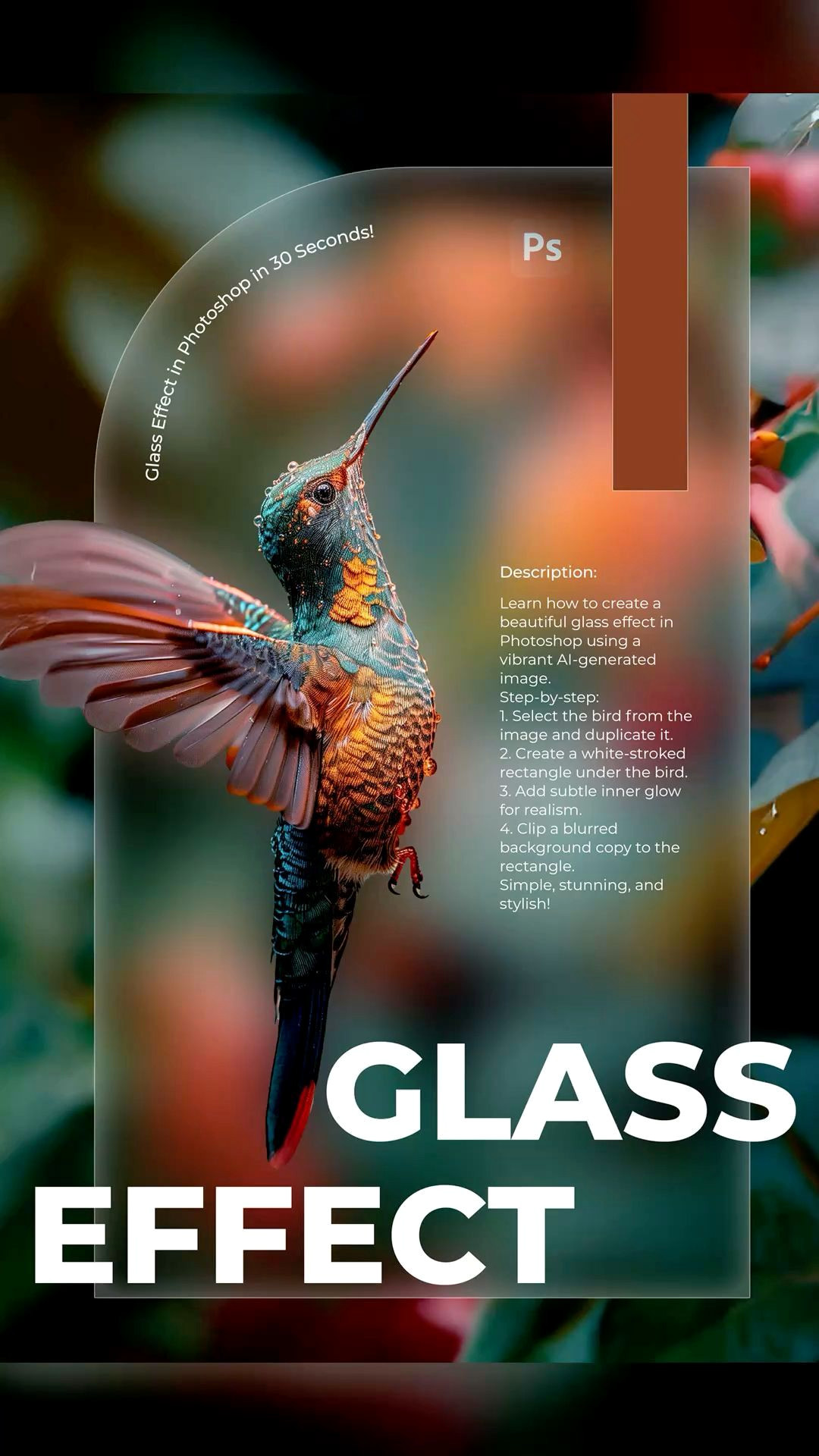 Instant Glass Effect in Photoshop: Shocking Results in Minutes!