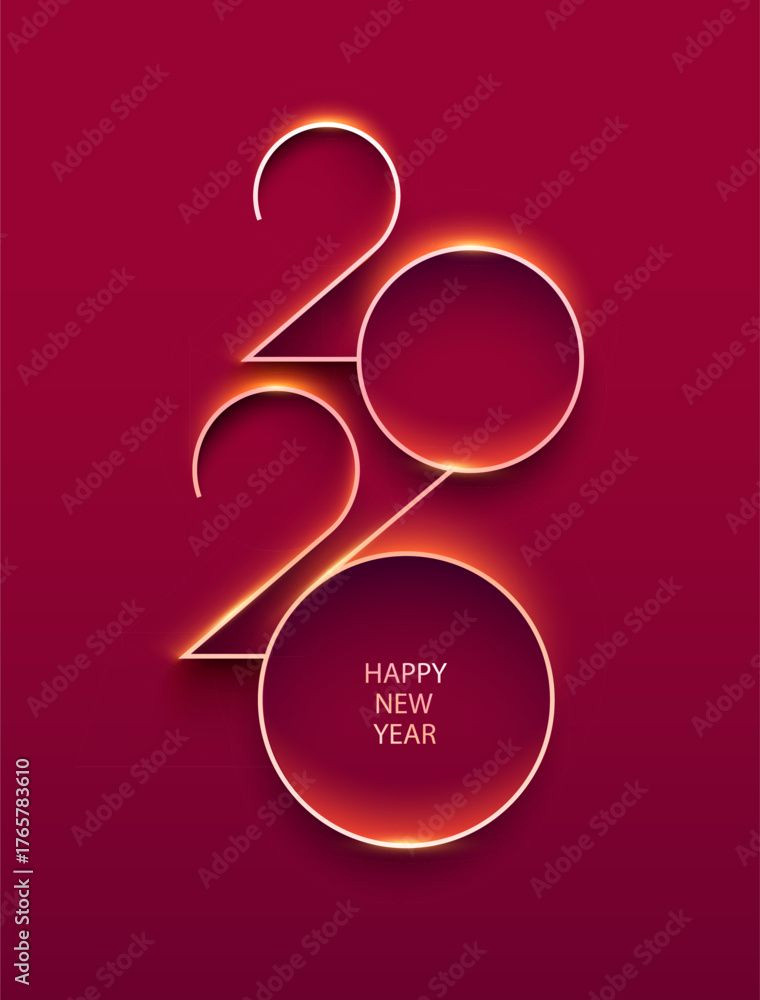 New Year, New Style: Elegant Numbered Designs