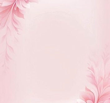 Vibrant Pink Gradient Dreamscapes: Elegant Floral Patterns