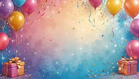 Free Minimalist Birthday Background to Wow Your Guests