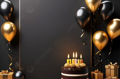 Golden Birthday Bliss: Free Happy Birthday Wallpapers