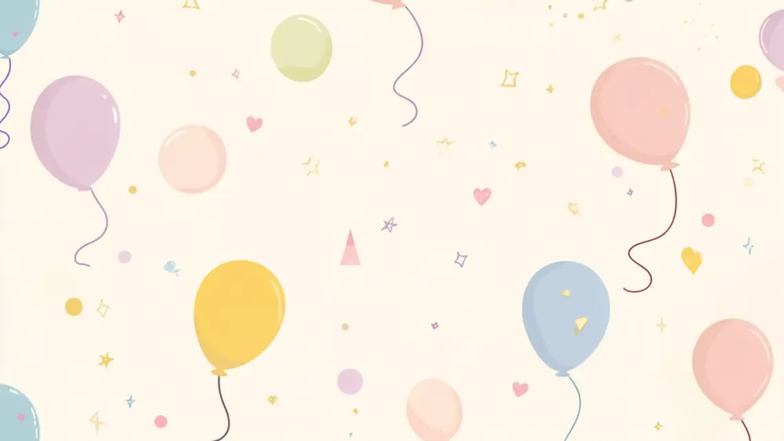 Make Your Birthday Decor Brighter with Balloon Wallpapers
