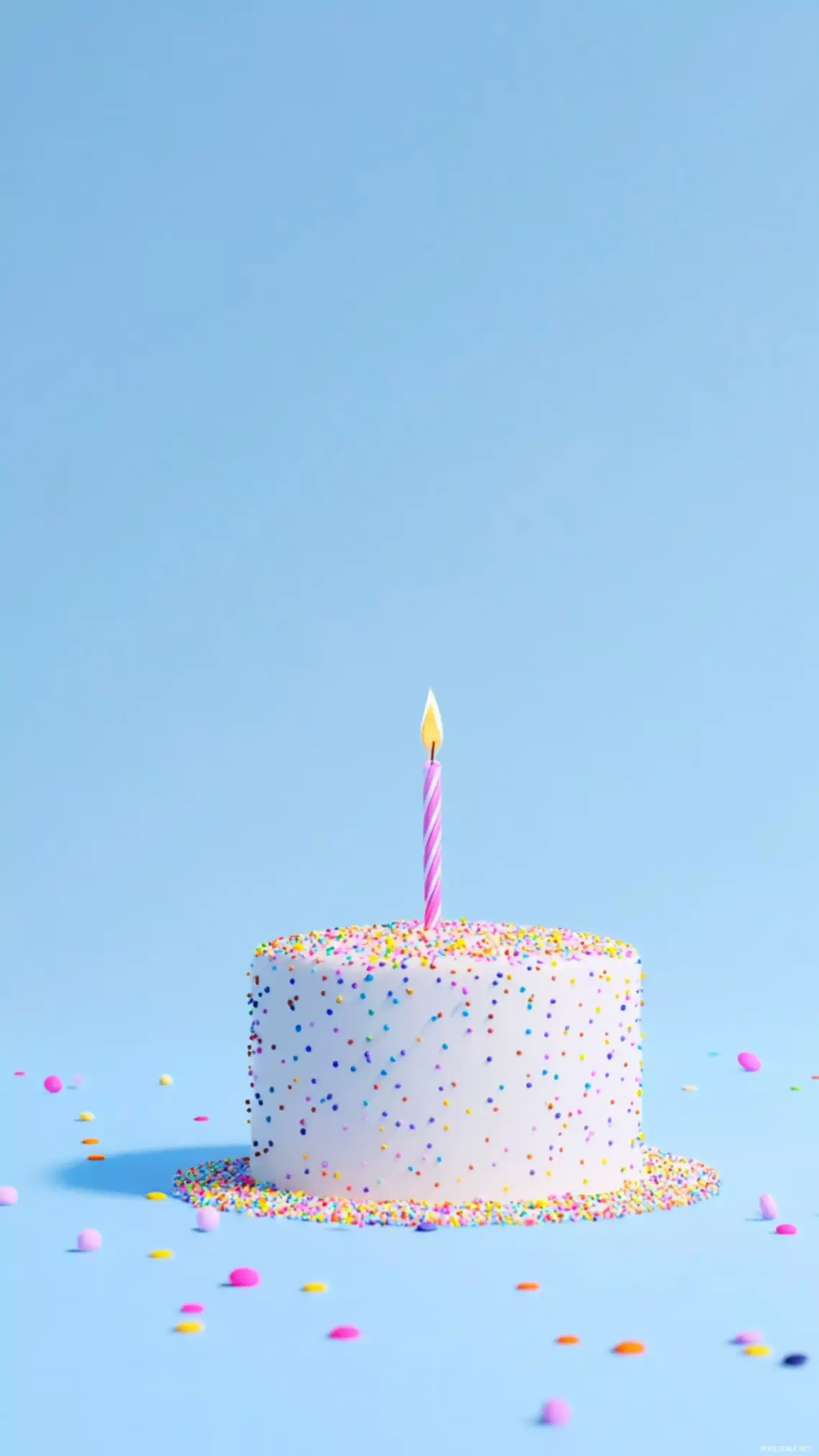 Sizzling Birthday Cake Desktop Wallpapers