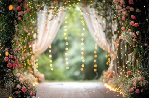 Elevate Your Garden Wedding with Stunning Flower & Light Displays Elevate Your Garden Wedding with Stunning Flower & Light Displays