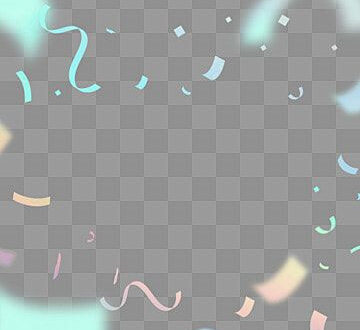 Free Confetti PNG Images for Birthday Decorations