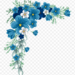 20 Stunning Free Blue Flower Boarders You Need Now