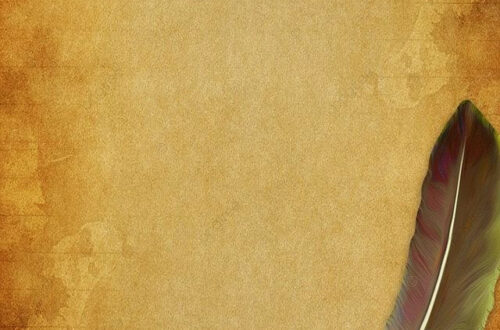 Free Vintage Map Wallpaper with Compass & Quill