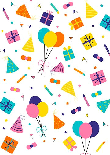 Free Colorful Cartoon Birthday Wallpaper Designs