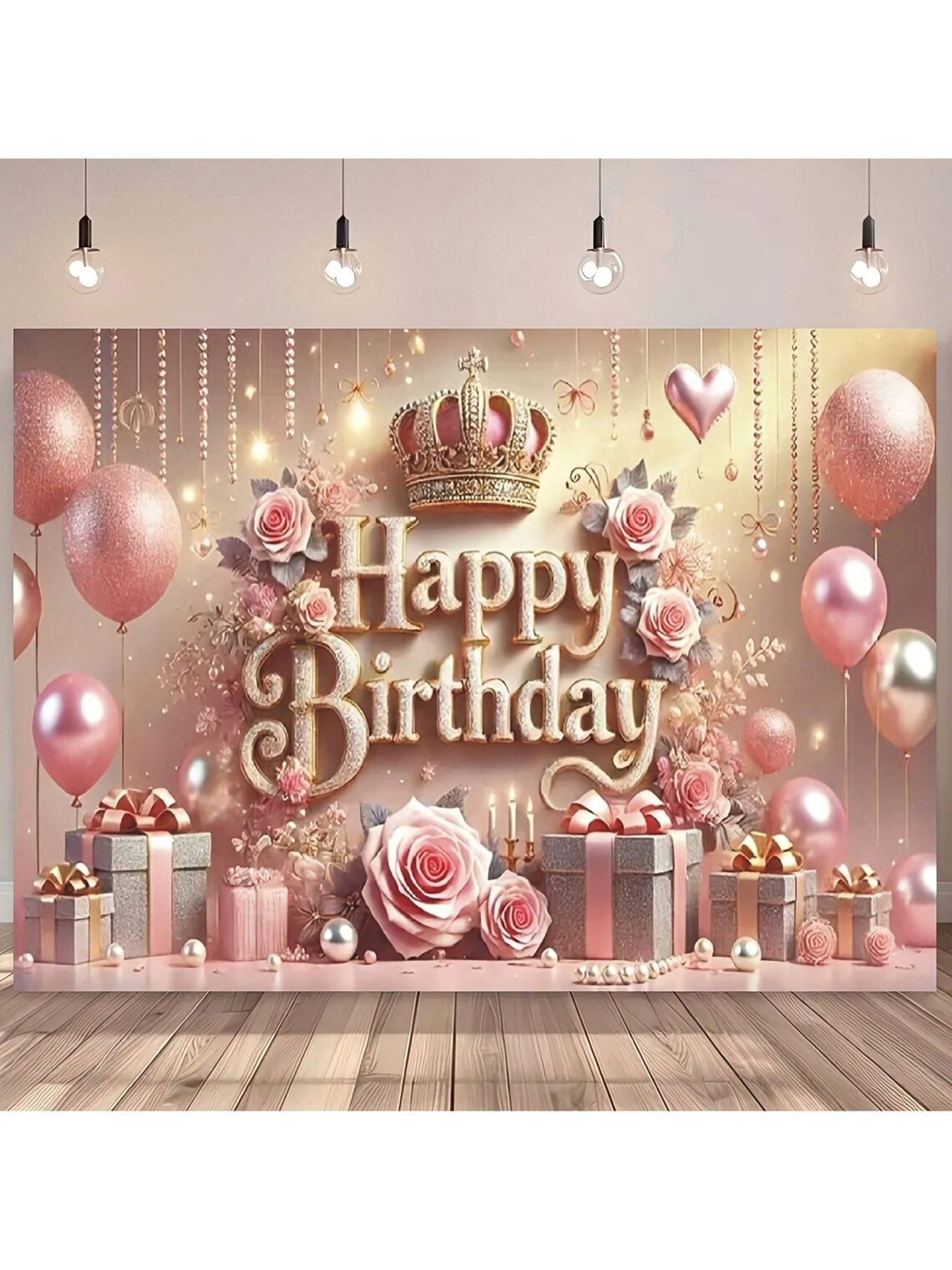 Pink Floral Princess Bash: New Year’s Birthday Decor Magic