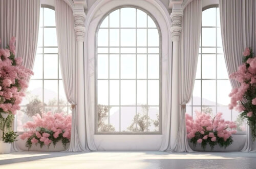 Free Dreamy Flower Backdrop for Your Wedding