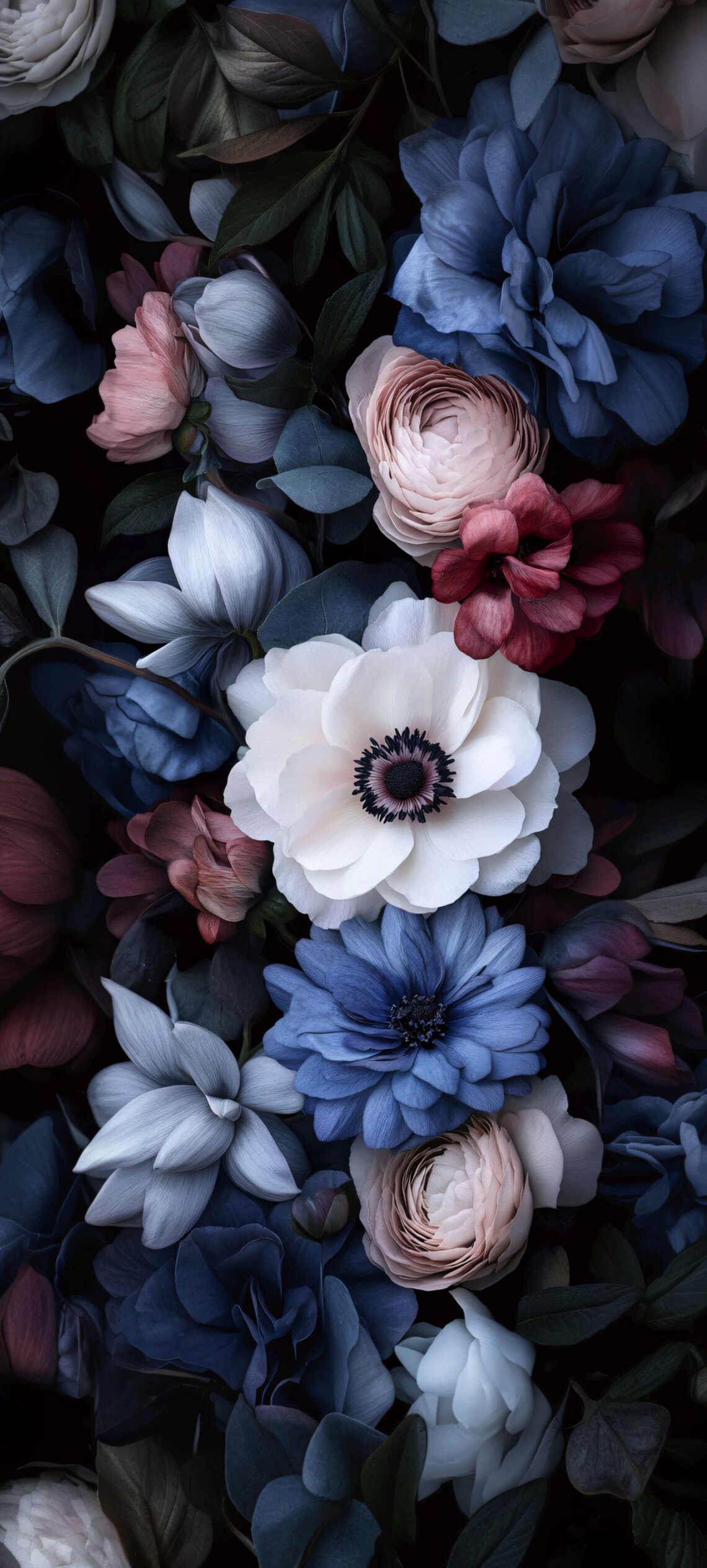 Bloom in Style: Elegant Flower Tapestry Wallpapers