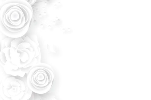 Free Grayscale Floral Wallpaper for Relaxation