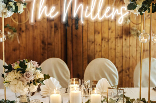 Bling Up Your Reception: Customizable Neon Family Sign