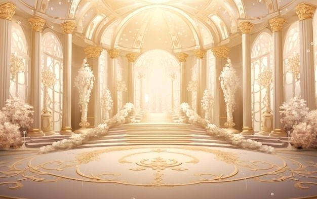 Luxe Wedding Inspiration Background