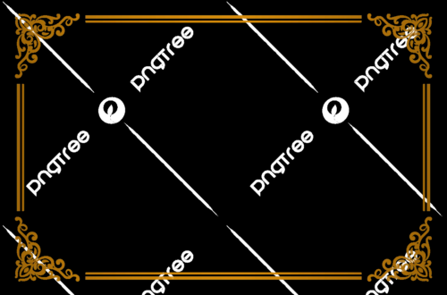 Glamorous Gold Wedding Invitation Border Glamorous Gold Wedding Invitation Border