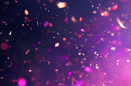 Sparkle Up Your Party with Purple Confetti Bliss