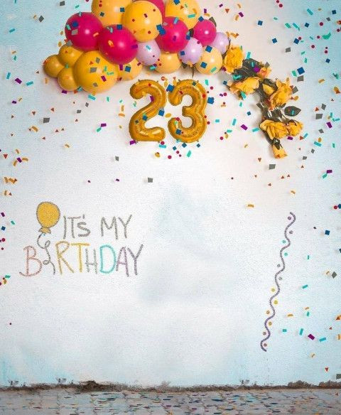 Blowout Birthday Backgrounds: Instant Download for Pro Editing
